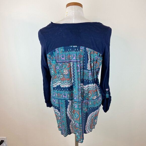 Anthropologie Paper Locket Accordian Long-Sleeve Tee - Picture 6 of 7